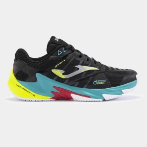 Zapatillas Padel Open Men 2401 OM Negro Turquesa